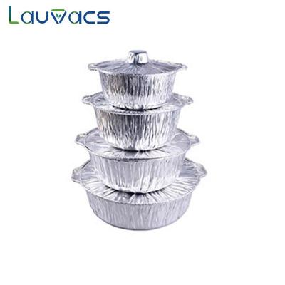lauvacs Customized size round aluminum foil pot 