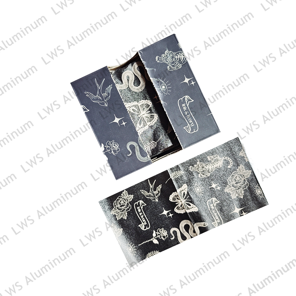 colored aluminum foil for hairdressing foil for highlights aluminum foil for hairdressing pre-cut pop