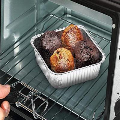 Aluminum Foil Square Baking Pans for Toaster Oven