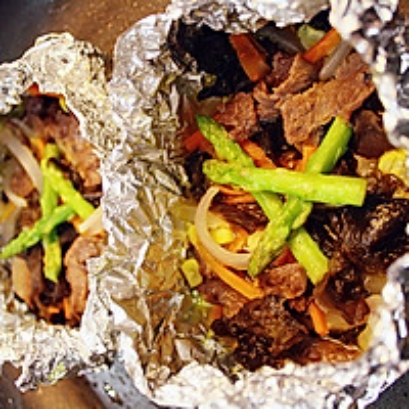 How to cook vegetables using aluminum foil