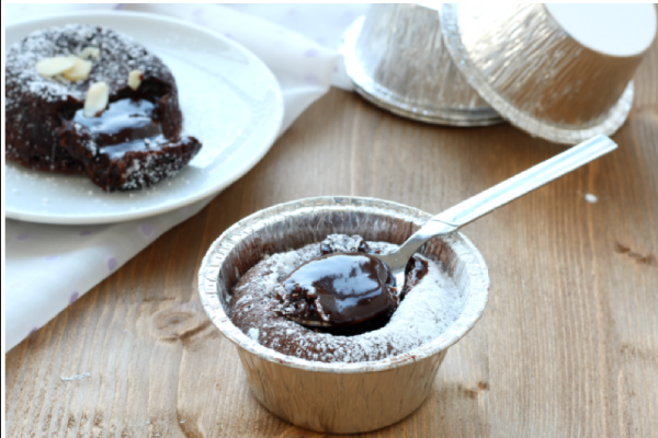 Round and small aluminium foil containers