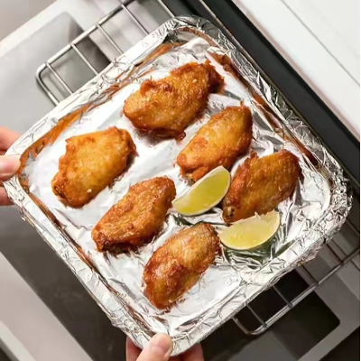 Aluminum foil grill pan