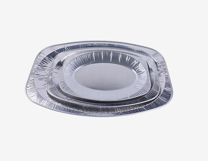 Disposable food grade aluminum foil BBQ baking pans for fish