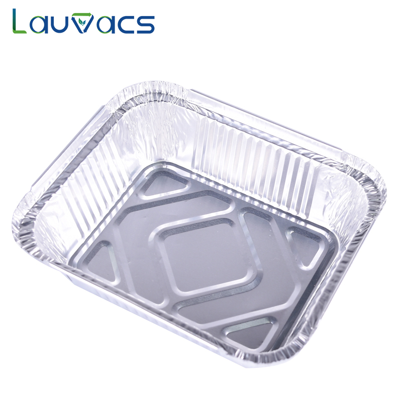 Oblong aluminum foil pan LWS-RE165