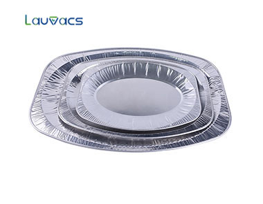 Disposable food grade aluminum foil BBQ baking pans for fish