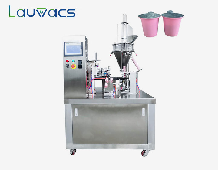 coffee capsule filling and sealing machine